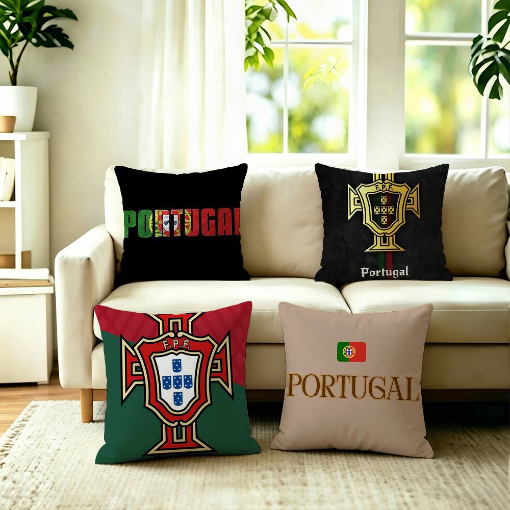 Home Textiles Portugal - Portugal The Quinas Flag Square Double-Sided