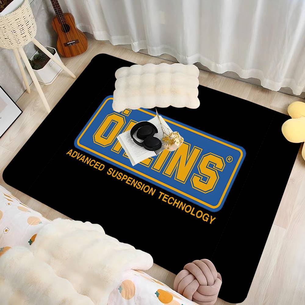 Home Textiles Logo - Ohlins LOGO Floor Mat Retro Multiple