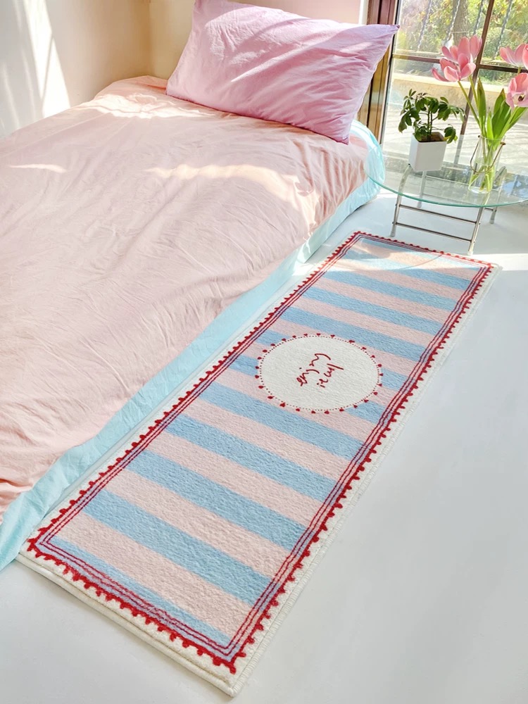 Home Textiles Plaid - VIKAMA Ins Style Cashmere Long Strip