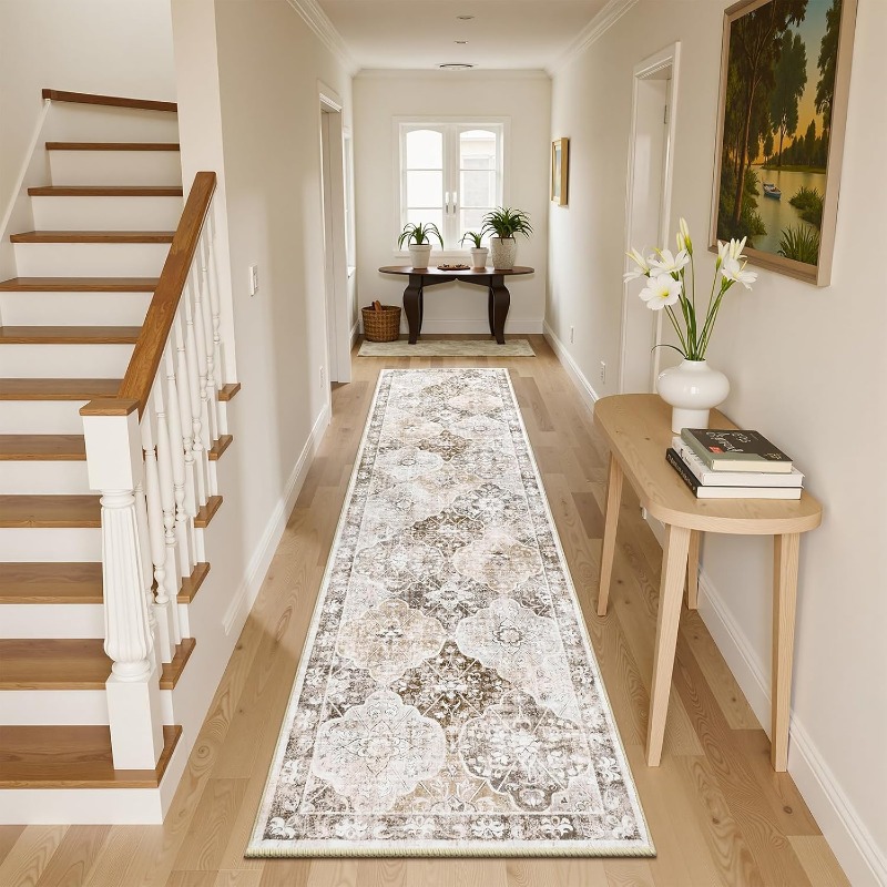 Home Textiles Online - Bohemian Corridor Hallway Long Carpet Foldable