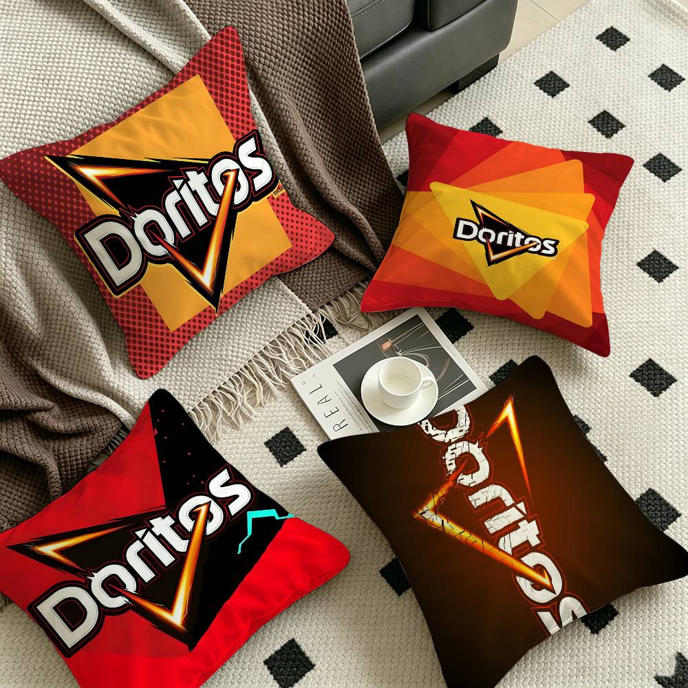 Home Textiles Logo - D-Doritos LOGO Pillow Cover Sofa Cushion