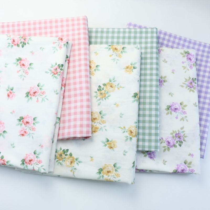 Home Textiles Plaid - 235x50cm Pastoral Pink Purple Rose Floral