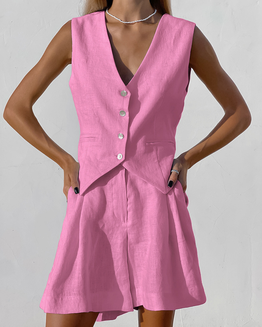 2025 New Suit Vest + Shorts Se - огляд і ціна Home Textiles Store