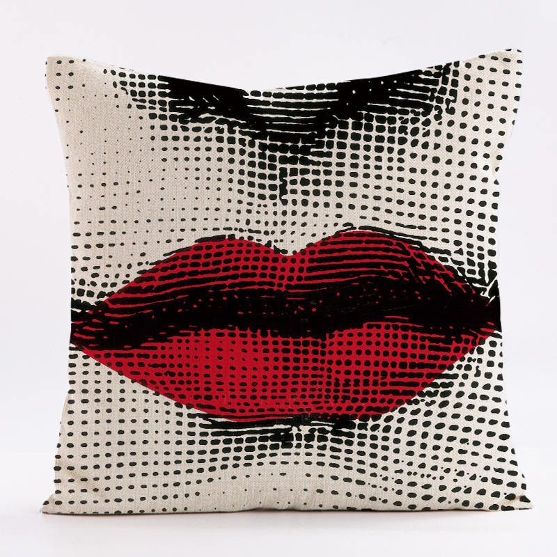 Abstract Nordic facial pattern - огляд і ціна Home.Textiles Cushion