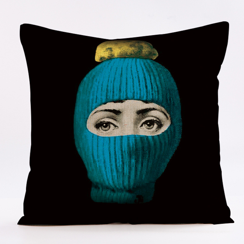 Abstract Nordic facial pattern - огляд і ціна Home.Textiles Cushion