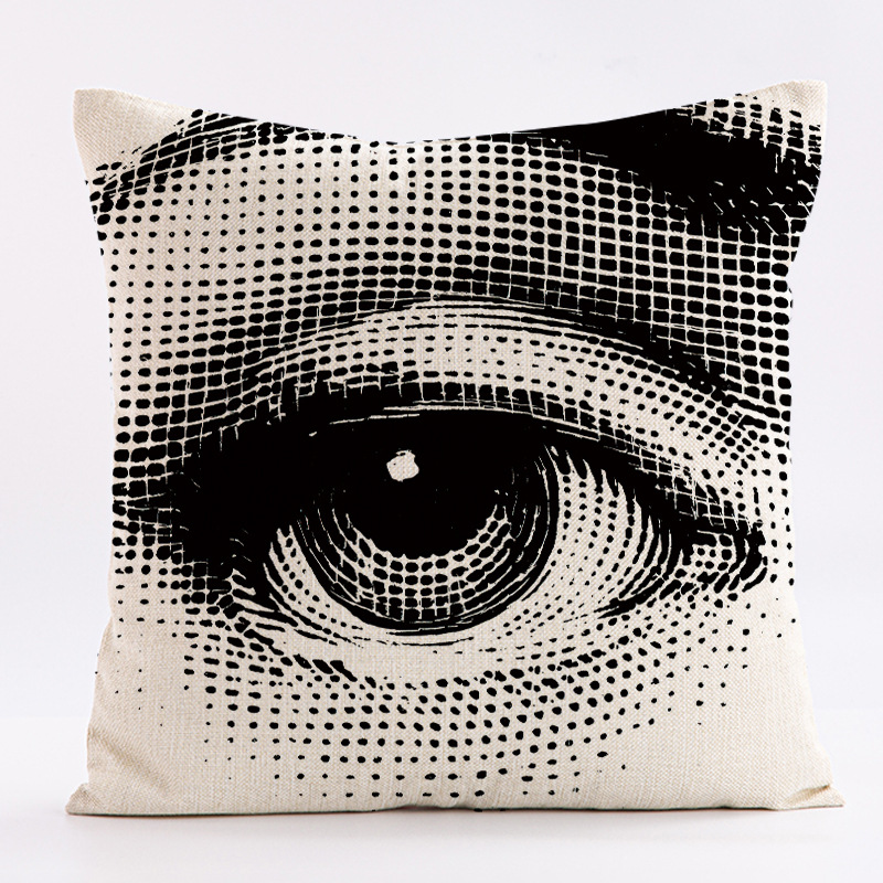 Abstract Nordic facial pattern - огляд і ціна Home.Textiles Cushion