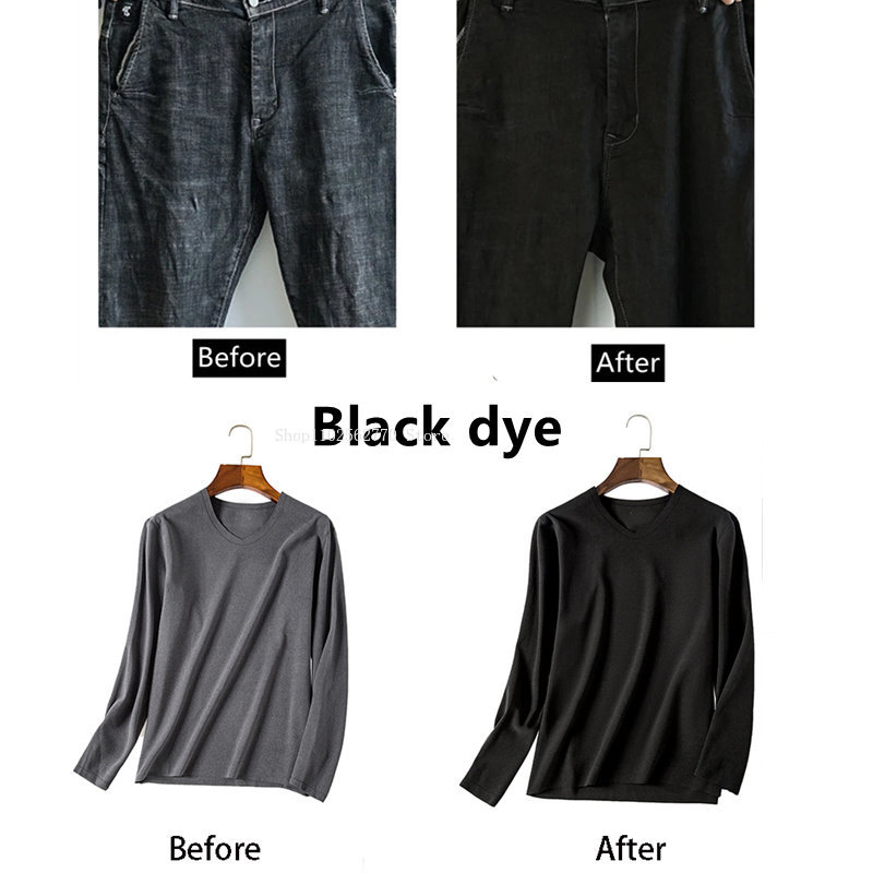 50g Black Fabric Dye Clothing  - огляд і ціна Home Textiles Store