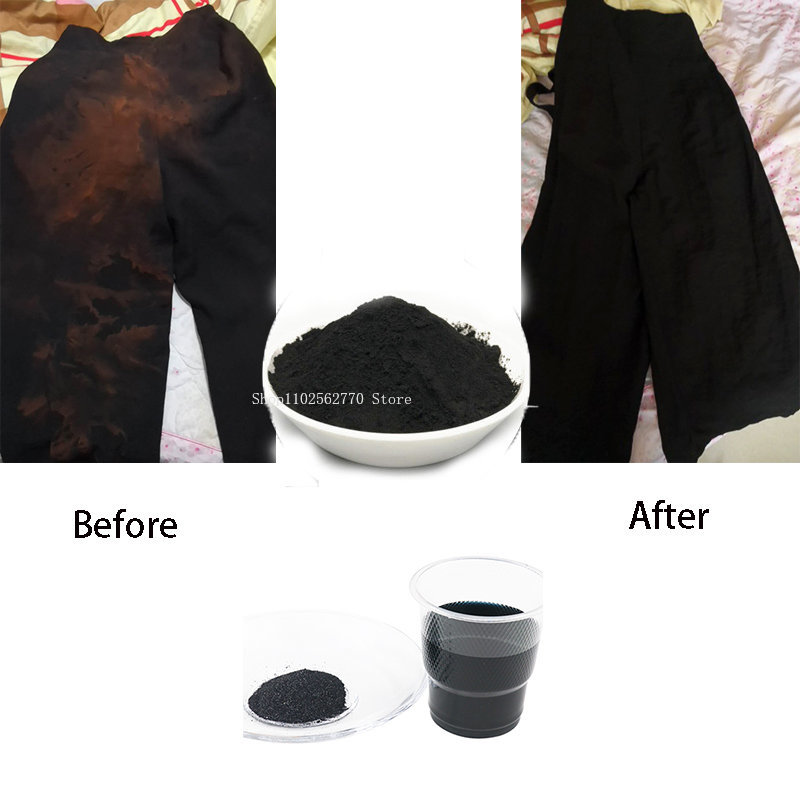 50g Black Fabric Dye Clothing  - огляд і ціна Home Textiles Store
