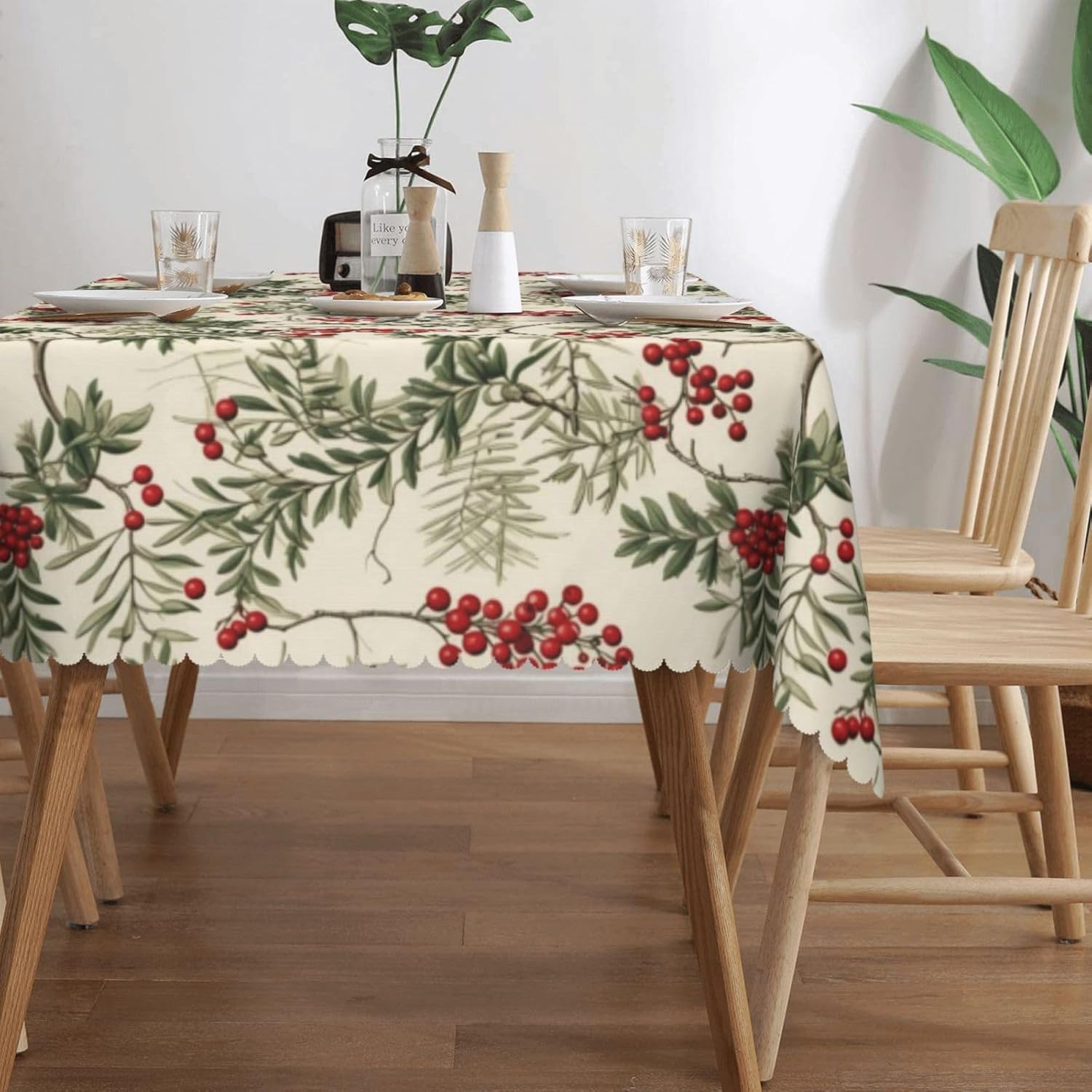 Watercolor Holly Berry Christm - огляд і ціна Home Textiles Premium