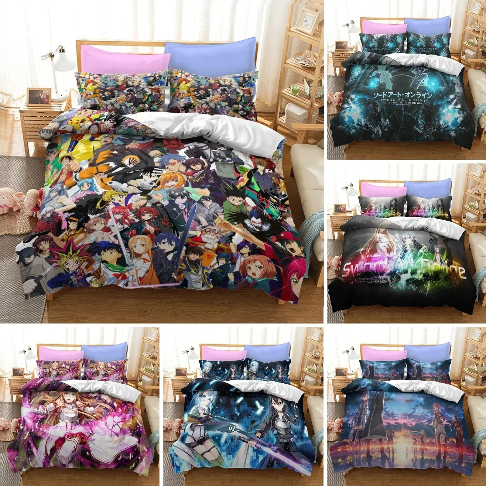 Anime Sword Art Online Bedding - огляд і ціна Home Textiles Online