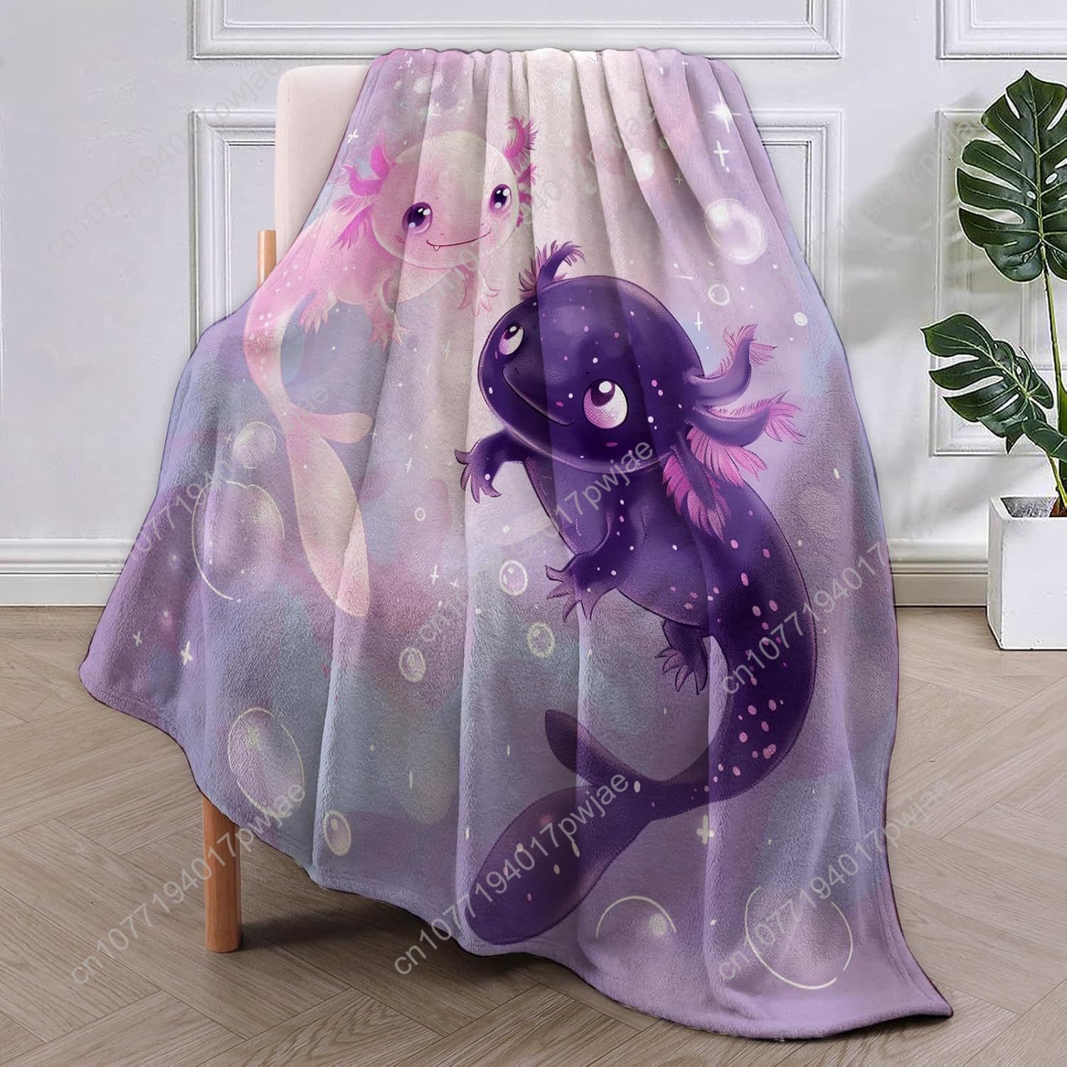 Axolotl Blanket Cute Axolotls  - огляд і ціна Home Textiles Blanket