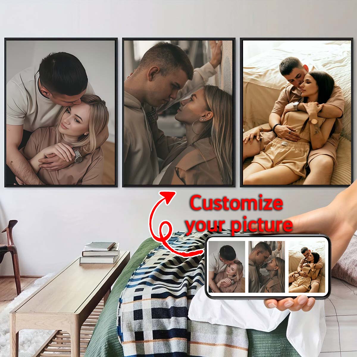 Triptych - 2D custom photo woo - огляд і ціна Home Textile