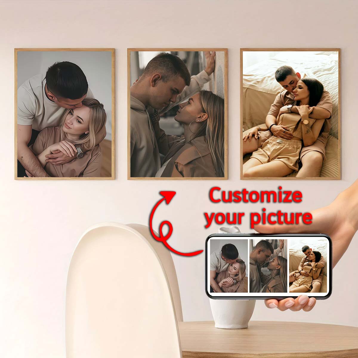 Triptych - 2D custom photo woo - огляд і ціна Home Textile