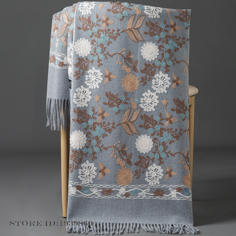 Women's Cashmere Pashmina Scar - огляд і ціна Home Textiles Blanket