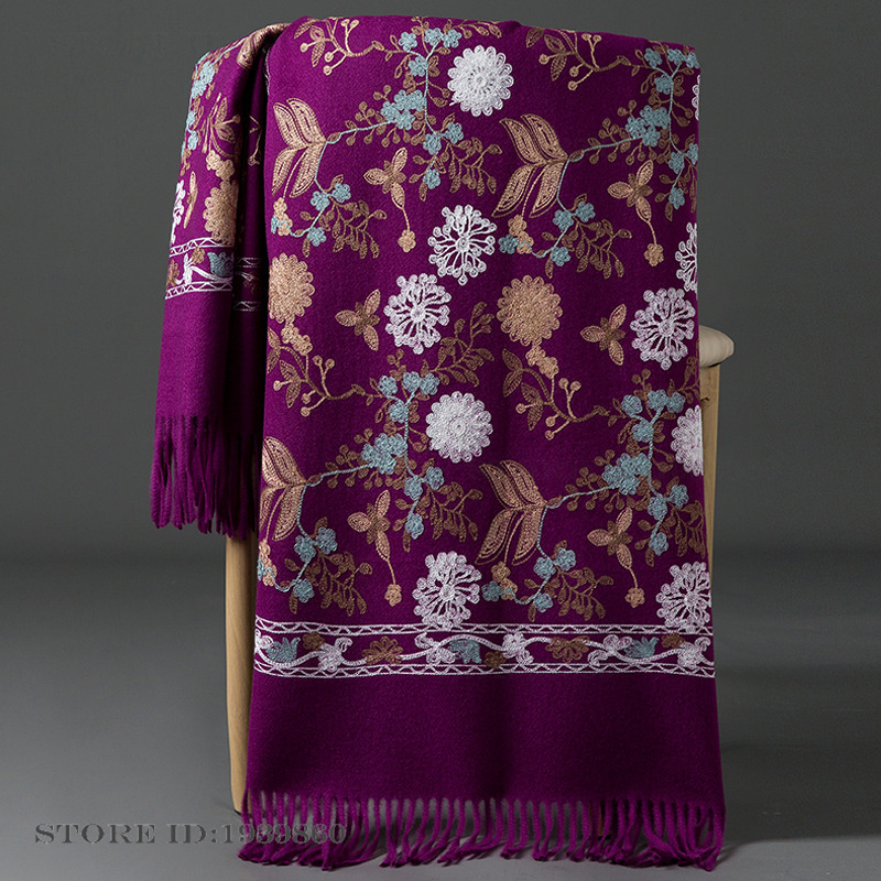 Women's Cashmere Pashmina Scar - огляд і ціна Home Textiles Blanket