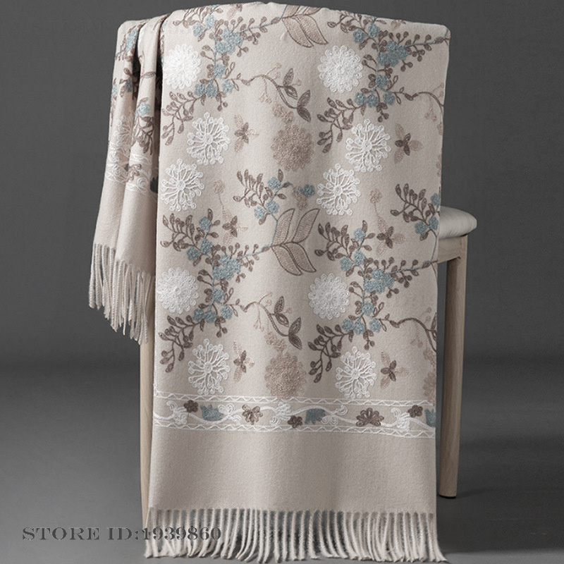 Women's Cashmere Pashmina Scar - огляд і ціна Home Textiles Blanket