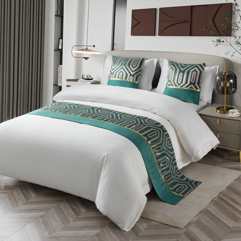 Geometric Green Diamond Bed Ru - огляд і ціна Home Textiles Plaid