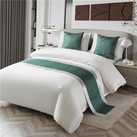 Geometric Green Diamond Bed Ru - огляд і ціна Home Textiles Plaid