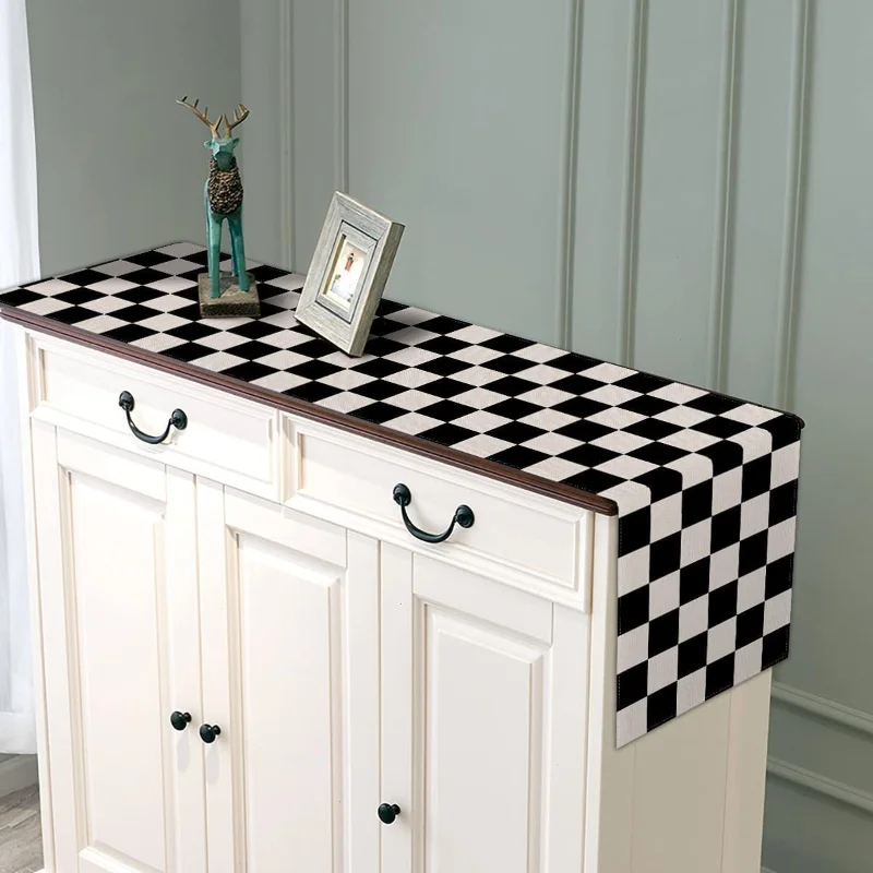 New Geometric Linen Striped Ta - огляд і ціна Home Textiles Plaid