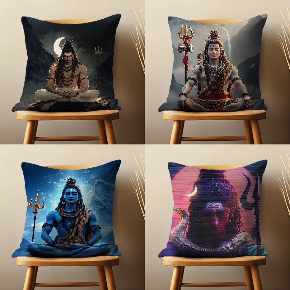 India Art Lord Shivasjpg Pillo - огляд і ціна Home Textiles India