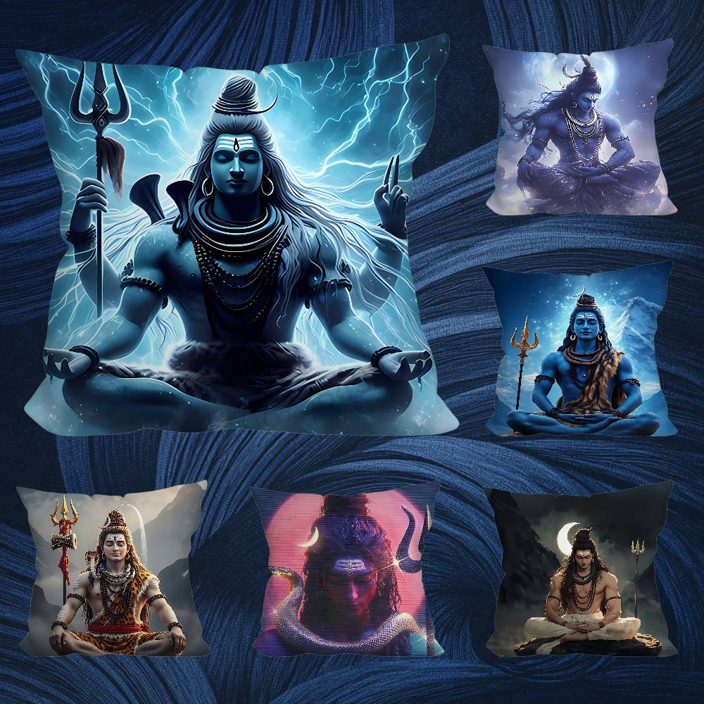 India Art Lord Shivasjpg Pillo - огляд і ціна Home Textiles India