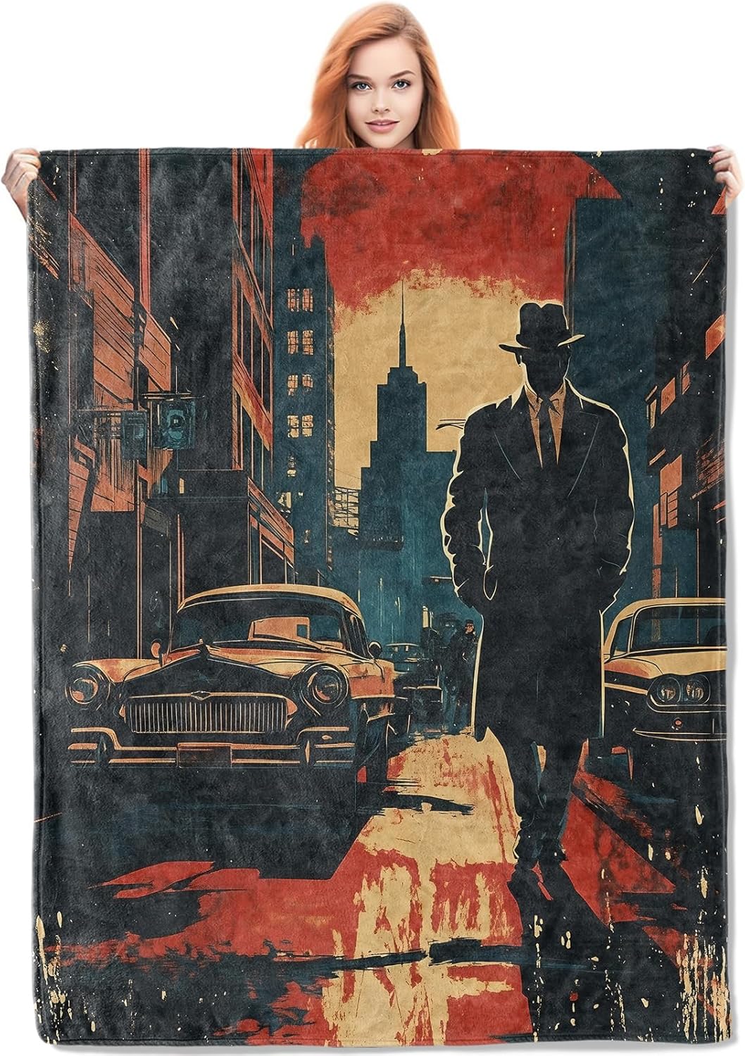 Noir Detective Blanket Gifts f - огляд і ціна Home Textiles Blanket