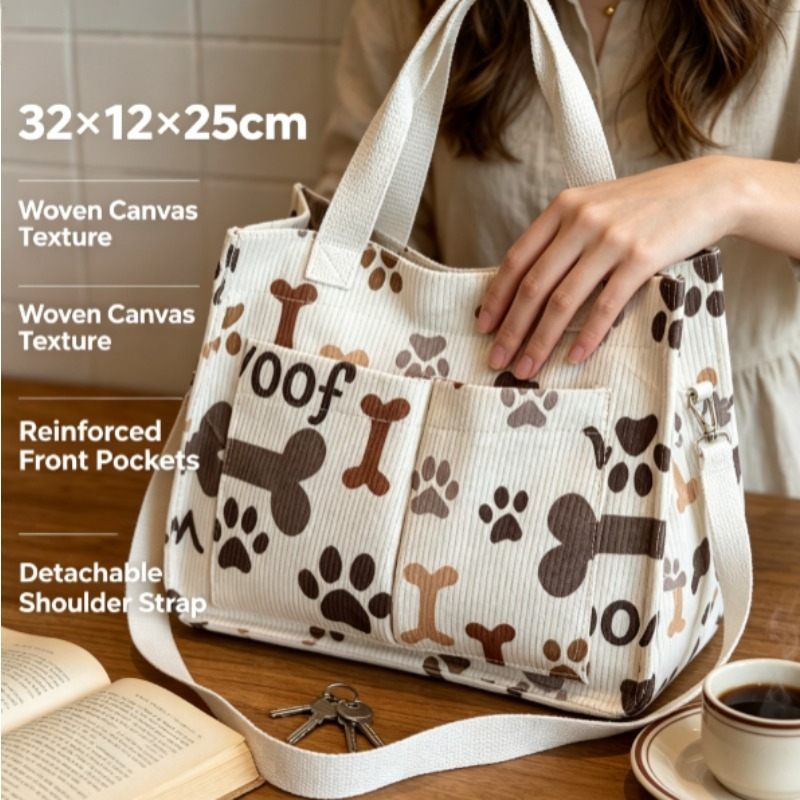 Fashion Corduroy Eco Bag, Larg - огляд і ціна Home Textiles Store