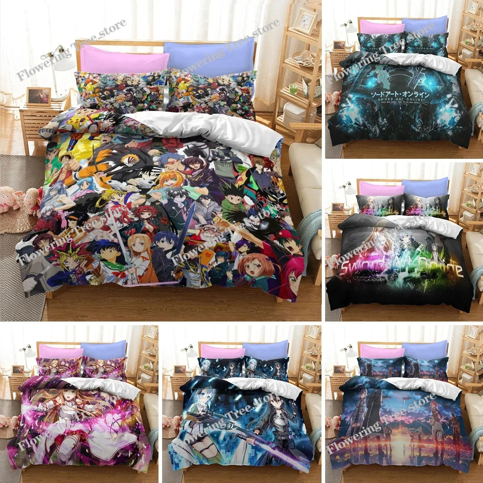 Anime Sword Art Online Bedding - огляд і ціна Home Textiles Online