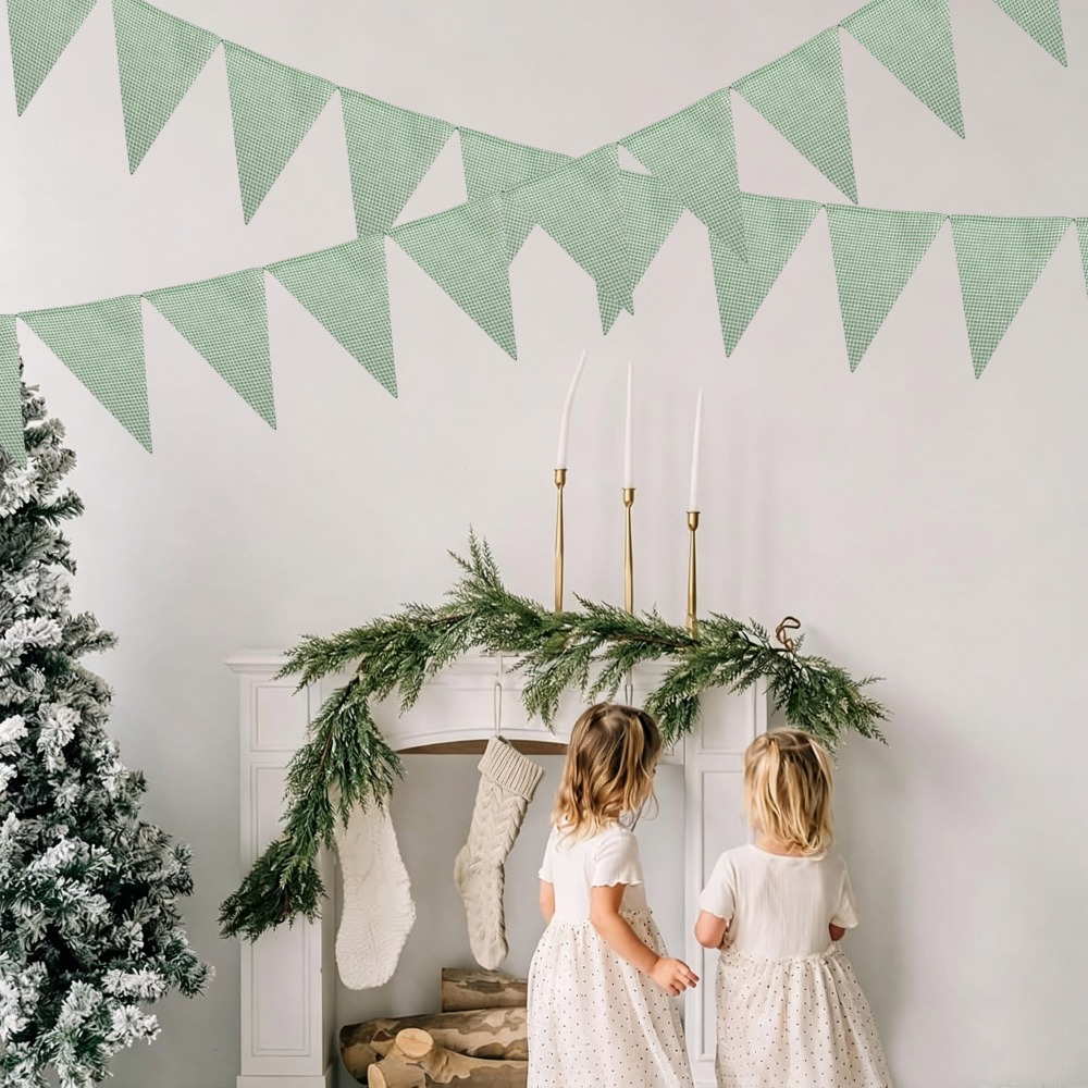 Sage Green White Fine Plaid Fa - огляд і ціна Home Textiles Plaid