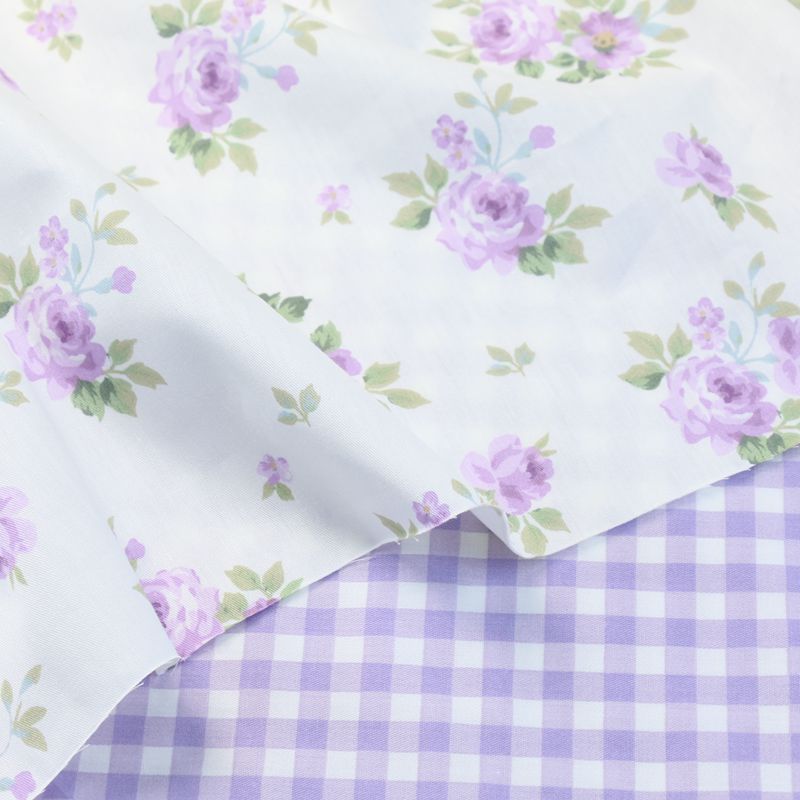 235x50cm Pastoral Pink Purple  - огляд і ціна Home Textiles Plaid