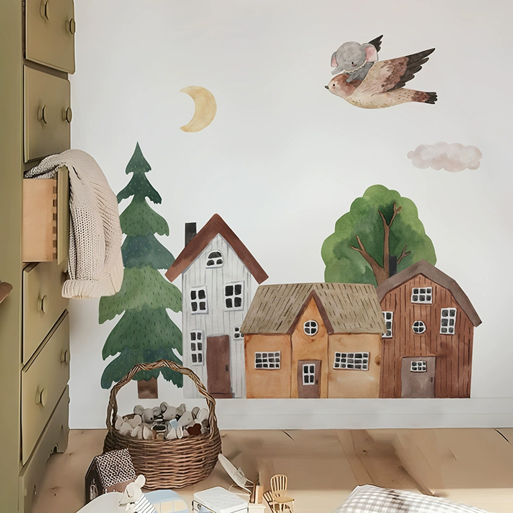 Fabric Cartoon Forest Vintage  - огляд і ціна Home Textile